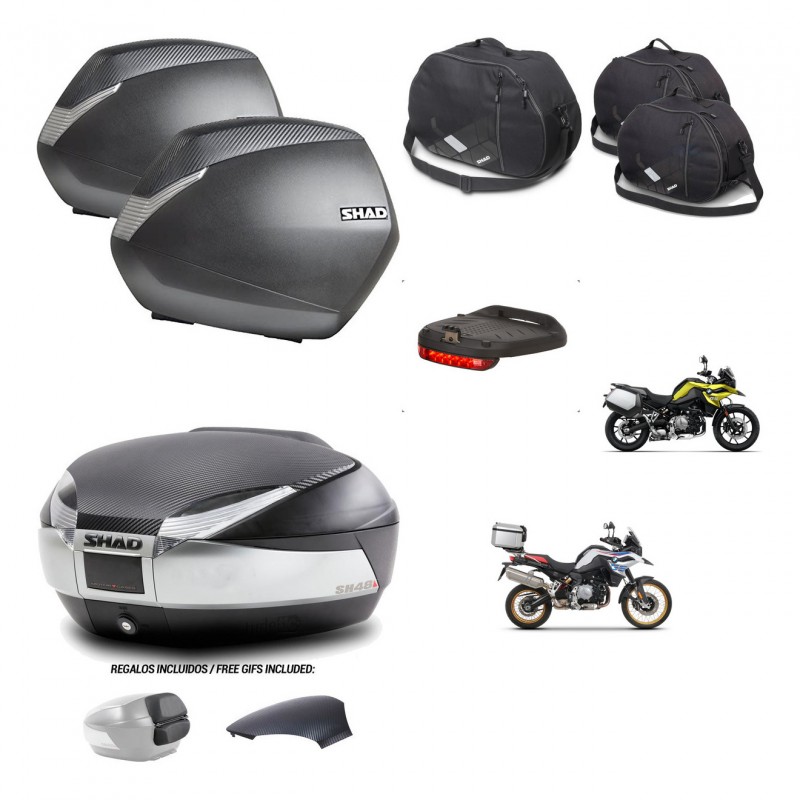 SHAD Trunk SH48 backrest cover + mounting bracket SH36 suitcases accessories KIT-461941