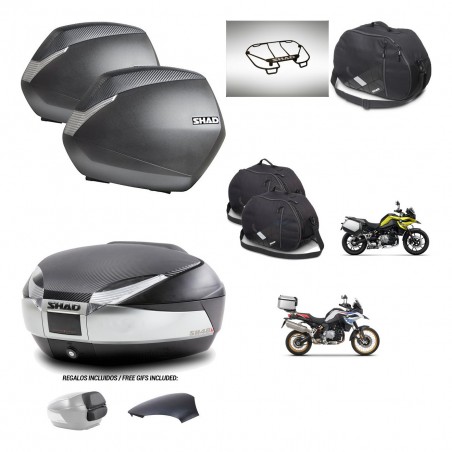 SHAD Baul SH48 tapa respaldo + soporte montaje maletas SH36 accesorios KIT-461959