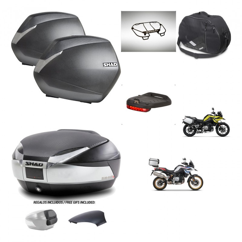 SHAD Trunk SH48 backrest cover + mounting bracket SH36 suitcases accessories KIT-461964