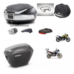 SHAD Maletas sh23 alu + soporte montaje baul SH48 tapa respaldo accesorios KIT-461969
