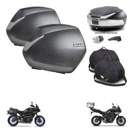 SHAD Baul SH48 tapa respaldo + soporte montaje maletas SH36 accesorios KIT-461971