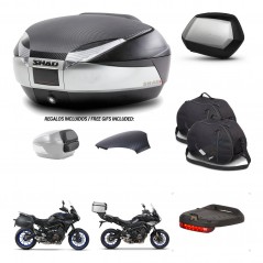 SHAD SH35 PREMIUM suitcases + mounting bracket SH48 trunk backrest cover accessories KIT-461980