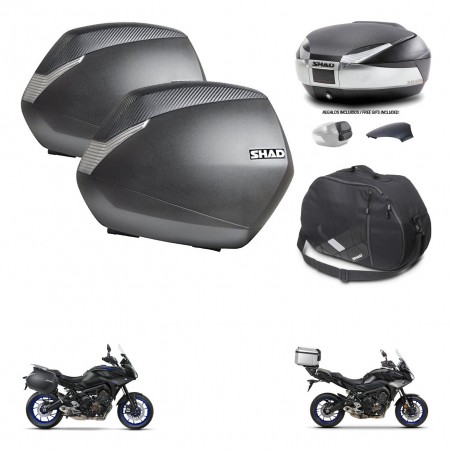 SHAD Baul SH48 tapa respaldo + soporte montaje maletas SH36 accesorios KIT-461982