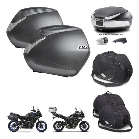 SHAD Baul SH48 tapa respaldo + soporte montaje maletas SH36 accesorios KIT-461983