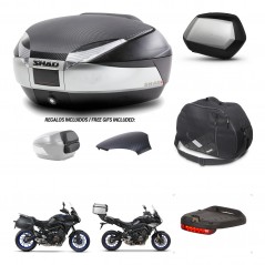 SHAD SH35 PREMIUM suitcases + mounting bracket SH48 trunk backrest cover accessories KIT-461991