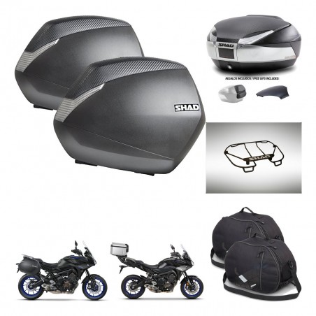 SHAD Baul SH48 tapa respaldo + soporte montaje maletas SH36 accesorios KIT-461995