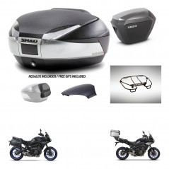 SHAD Maletas sh23 alu + soporte montaje baul SH48 tapa respaldo accesorios KIT-461999