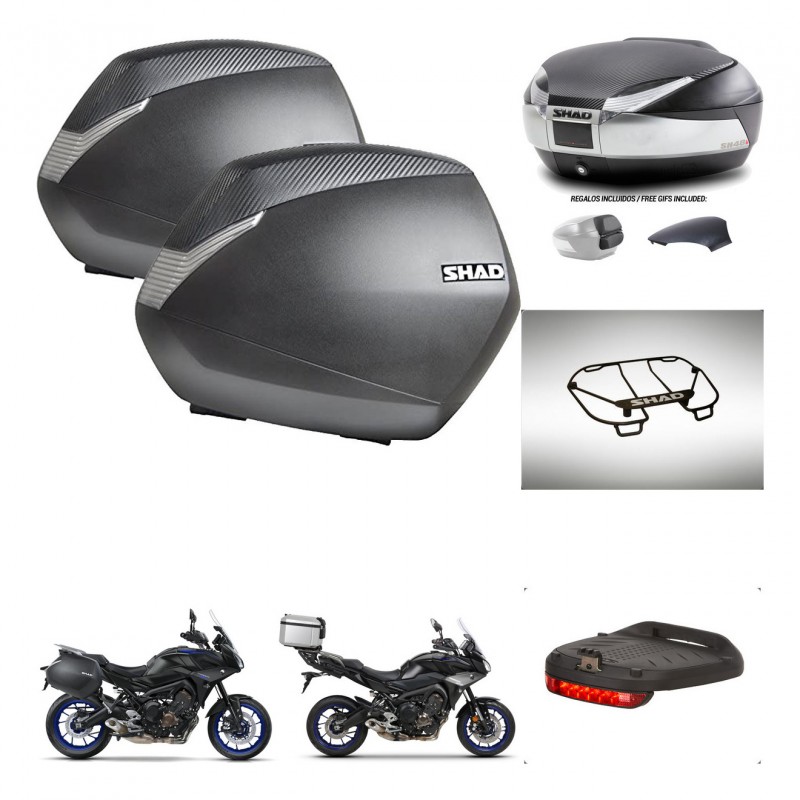 SHAD Trunk SH48 backrest cover + mounting bracket SH36 suitcases accessories KIT-462000