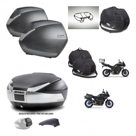 SHAD Baul SH48 tapa respaldo + soporte montaje maletas SH36 accesorios KIT-462007