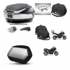 SHAD SH35 PREMIUM suitcases + mounting bracket SH48 trunk backrest cover accessories KIT-462010