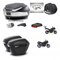 SHAD Suitcases sh23 + mounting bracket trunk SH48 backrest cover accessories KIT-462014