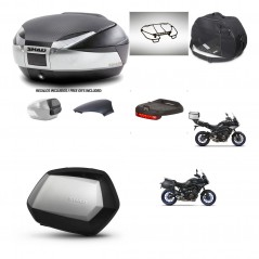 SHAD Maletas SH35 PREMIUM + soporte montaje baul SH48 tapa respaldo accesorios KIT-462015