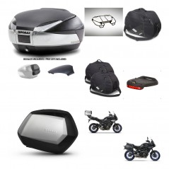 SHAD Maletas SH35 PREMIUM + soporte montaje baul SH48 tapa respaldo accesorios KIT-462016