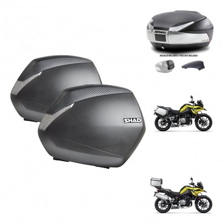 SHAD Trunk SH48 backrest cover + mounting bracket SH36 suitcases KIT-462018