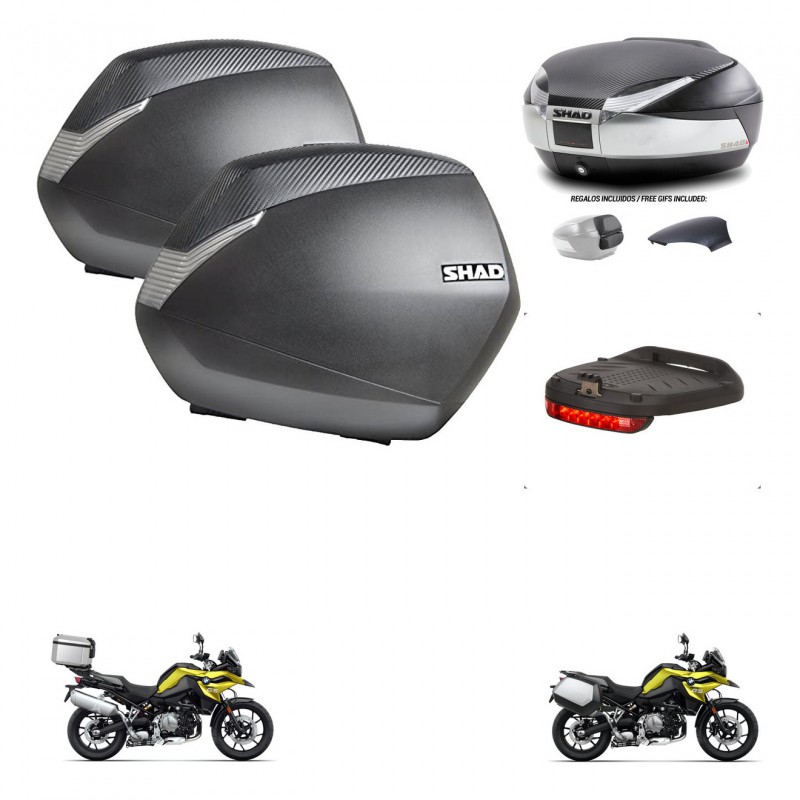 SHAD Trunk SH48 backrest cover + mounting bracket SH36 suitcases accessories KIT-462024