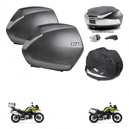 SHAD Trunk SH48 backrest cover + mounting bracket SH36 suitcases accessories KIT-462030