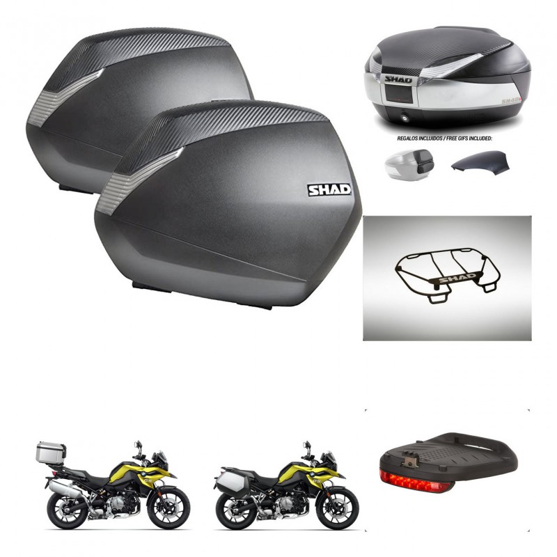 SHAD Trunk SH48 backrest cover + mounting bracket SH36 suitcases accessories KIT-462048