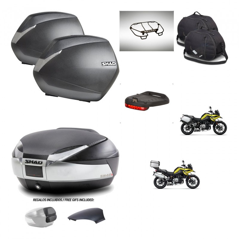 SHAD Trunk SH48 backrest cover + mounting bracket SH36 suitcases accessories KIT-462049