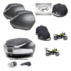 SHAD Baul SH48 tapa respaldo + soporte montaje maletas SH36 accesorios KIT-462055