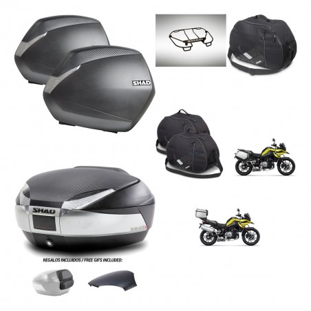 SHAD Trunk SH48 backrest cover + mounting bracket SH36 suitcases accessories KIT-462055