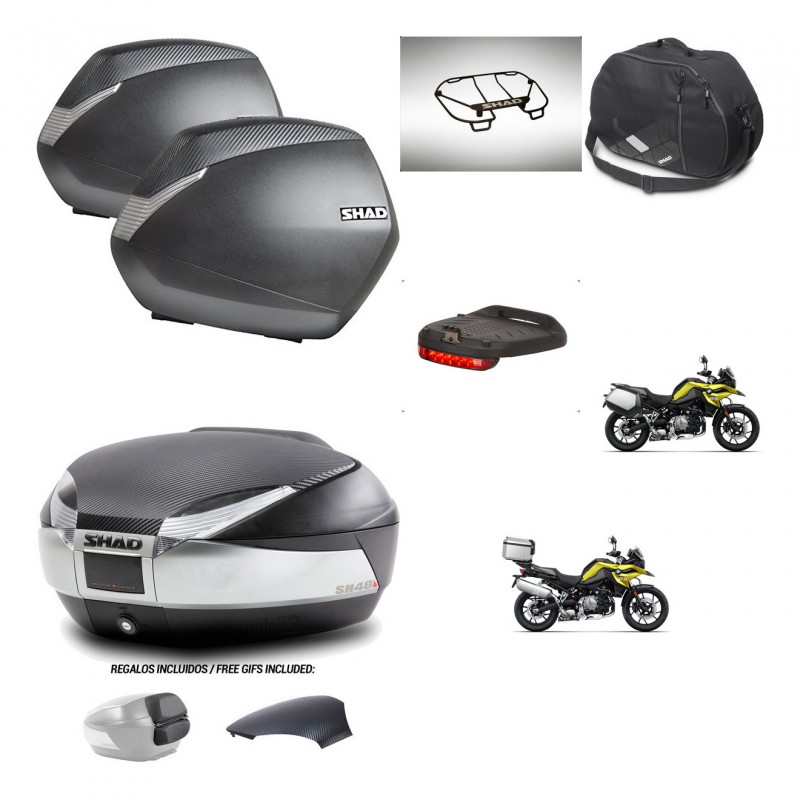 SHAD Trunk SH48 backrest cover + mounting bracket SH36 suitcases accessories KIT-462060