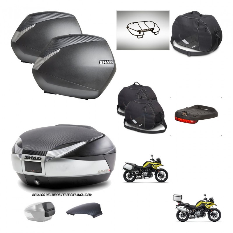 SHAD Trunk SH48 backrest cover + mounting bracket SH36 suitcases accessories KIT-462061