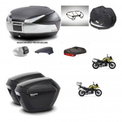 SHAD Suitcases sh23 + mounting bracket trunk SH48 backrest cover accessories KIT-462062