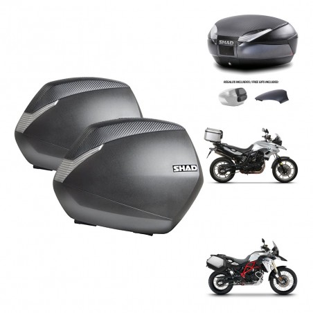 SHAD Baul SH48 tapa respaldo + soporte montaje maletas SH36 49 L KIT-462066