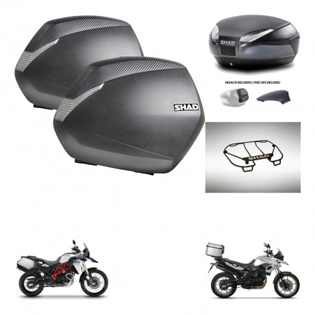 SHAD Trunk SH48 backrest cover + mounting bracket SH36 suitcases accessories 49 L KIT-462072