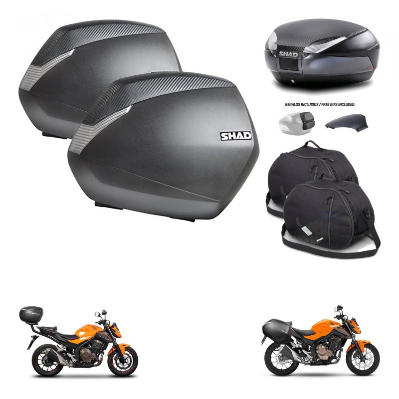 SHAD Trunk SH48 backrest cover + mounting bracket SH36 suitcases accessories 49 L KIT-462102