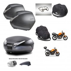 SHAD Trunk SH48 backrest cover + mounting bracket SH36 suitcases accessories 49 L KIT-462120