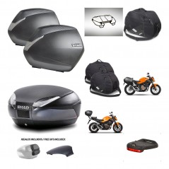 SHAD Baul SH48 tapa respaldo + soporte montaje maletas SH36 accesorios 49 L KIT-462126