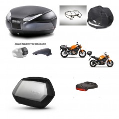 SHAD SH35 PREMIUM suitcases + mounting bracket SH48 trunk backrest cover accessories 49 L KIT-462128