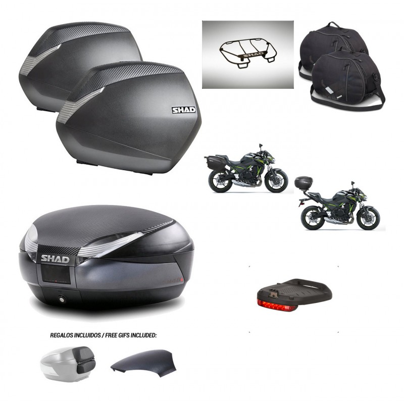 SHAD Trunk SH48 backrest cover + mounting bracket SH36 suitcases accessories 49 L KIT-462155