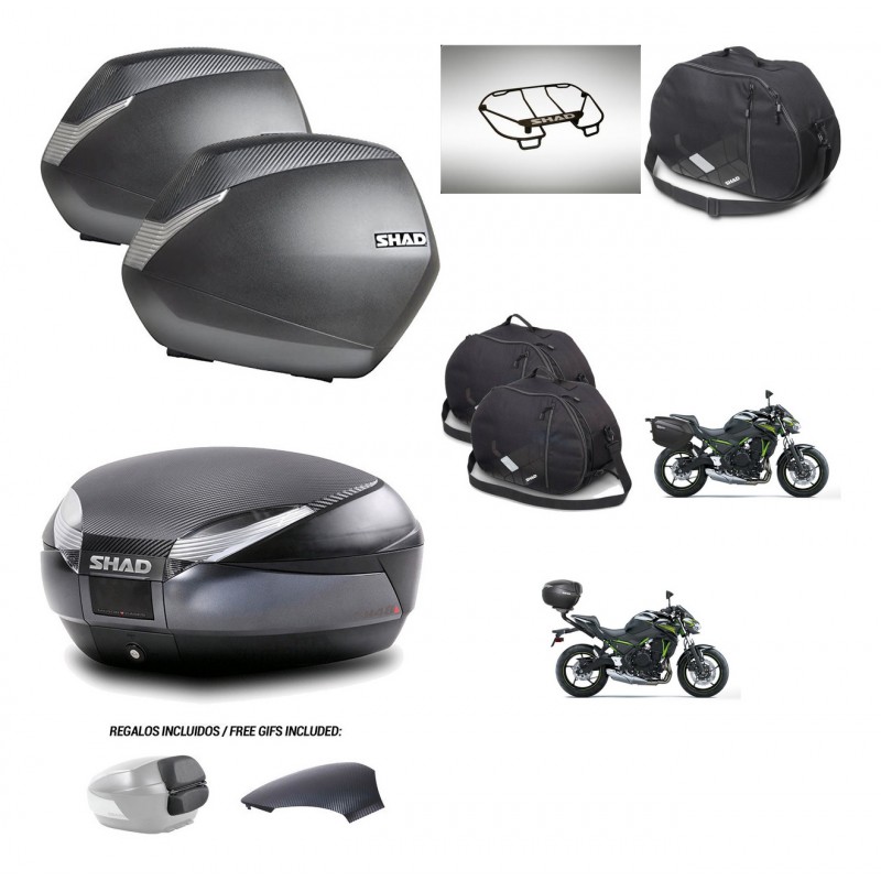 SHAD Trunk SH48 backrest cover + mounting bracket SH36 suitcases accessories 49 L KIT-462161