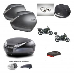 SHAD Baul SH48 tapa respaldo + soporte montaje maletas SH36 accesorios 49 L KIT-462166
