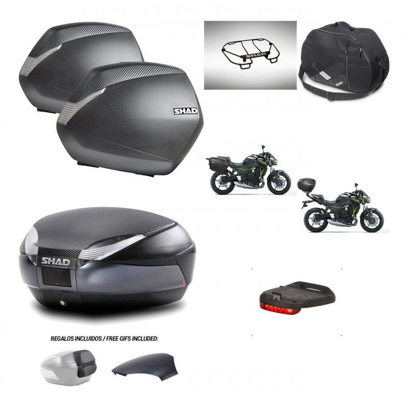 SHAD Trunk SH48 backrest cover + mounting bracket SH36 suitcases accessories 49 L KIT-462166