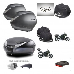 SHAD Baul SH48 tapa respaldo + soporte montaje maletas SH36 accesorios 49 L KIT-462167