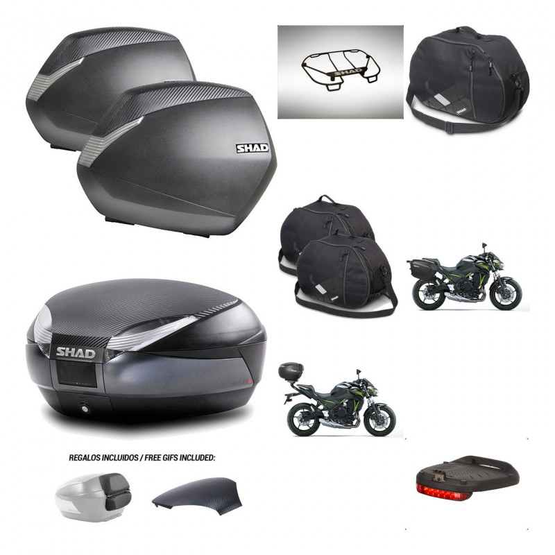 SHAD Trunk SH48 backrest cover + mounting bracket SH36 suitcases accessories 49 L KIT-462167
