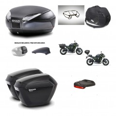 SHAD Suitcases sh23 + mounting bracket trunk SH48 backrest cover accessories 49 L KIT-462168