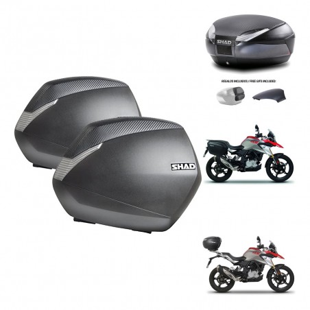 SHAD Baul SH48 tapa respaldo + soporte montaje maletas SH36 49 L KIT-462172