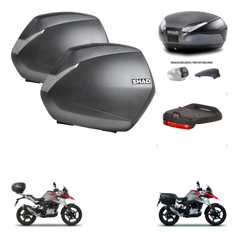 SHAD Trunk SH48 backrest cover + mounting bracket SH36 suitcases accessories 49 L KIT-462178