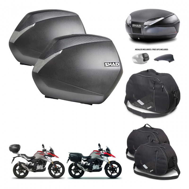SHAD Trunk SH48 backrest cover + mounting bracket SH36 suitcases accessories 49 L KIT-462185