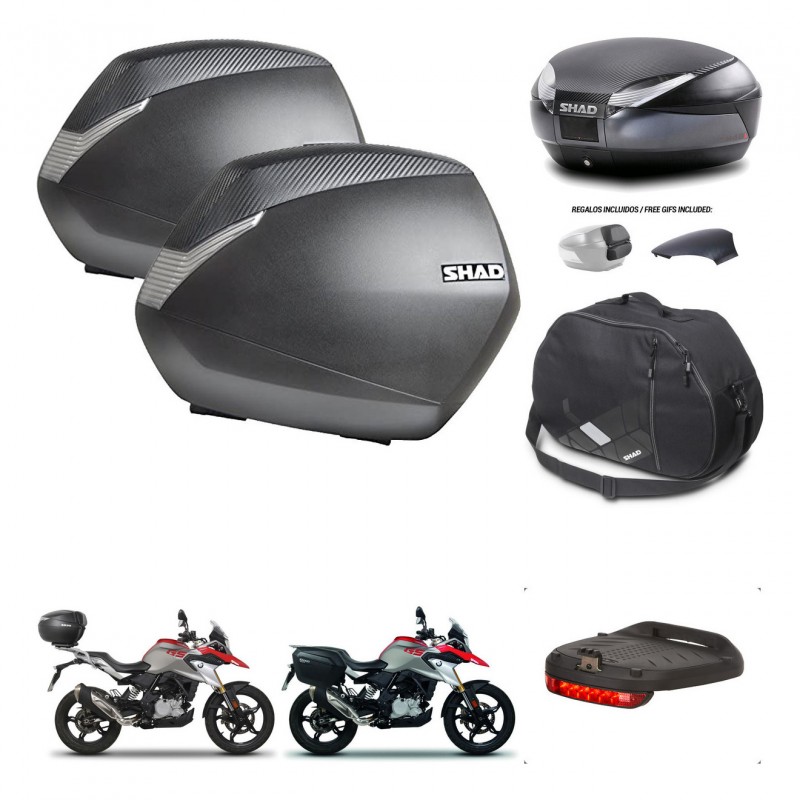 SHAD Trunk SH48 backrest cover + mounting bracket SH36 suitcases accessories 49 L KIT-462190