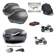 SHAD Trunk SH48 backrest cover + mounting bracket SH36 suitcases accessories 49 L KIT-462203
