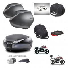 SHAD Trunk SH48 backrest cover + mounting bracket SH36 suitcases accessories 49 L KIT-462215