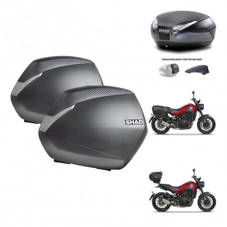 SHAD Trunk SH48 backrest cover + mounting bracket SH36 suitcases 49 L KIT-462220