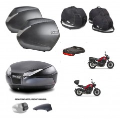 SHAD Trunk SH48 backrest cover + mounting bracket SH36 suitcases accessories 49 L KIT-462239
