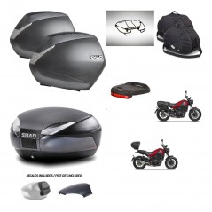 SHAD Trunk SH48 backrest cover + mounting bracket SH36 suitcases accessories 49 L KIT-462251