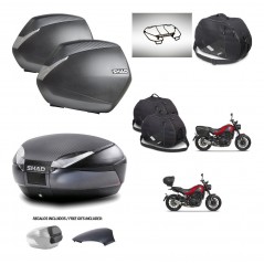 SHAD Trunk SH48 backrest cover + mounting bracket SH36 suitcases accessories 49 L KIT-462257